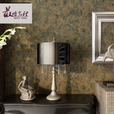 无纺布怀旧纯色斑驳壁纸 美式东南亚复古素色 客厅卧室做旧墙纸