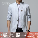 ZPLPKK定制 新款青年纯色小西装修身韩版一粒单排扣休闲西服外套