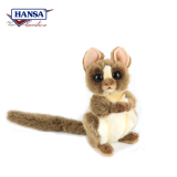 澳洲hansa进口正品可爱眼镜猴仿真动物毛绒玩具公仔礼物3964摆件