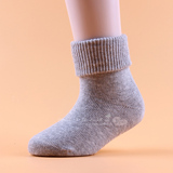 小龙人宝宝婴儿 袜子纯棉松口吸湿防滑保暖秋冬短袜男童女童袜