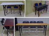 特价 折叠桌长条条桌会议桌简易活动餐桌桌子两120x50单人培训台