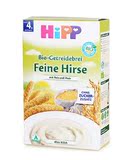 德国代购Hipp喜宝有机免敏纯小米米粉米糊辅食含钙铁锌特价16.4