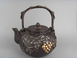 古玩铁壶古董铁壶老茶具日本铁壶生铁茶壶南部铁器包邮老铁壶