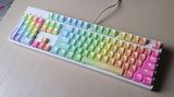 正品韩度 iKBC F104 G104机械键盘二色双色字透PBT彩虹键帽  霜冻