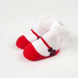 哥登宝婴儿袜子0-3个月纯棉秋冬加厚宝宝袜子冬保暖纯棉新生儿袜