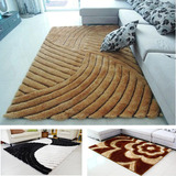 韩式现代简约6厘米加密加厚长毛绒弹力丝地毯卧室客厅茶几垫特价