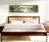 欧式地中海风景油画丰收客厅卧室床头沙发背景墙壁装饰挂画长横幅