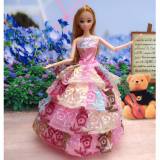 芭比娃娃可儿衣服装多款公主裙小女孩过家家特价婚纱礼服