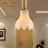 欧式全铜云石灯吧台灯小吊灯单头创意个性美式厨房餐厅灯单吊灯