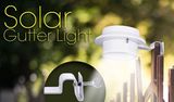 太阳能灯水槽灯3LED景观灯庭院灯家用围墙壁灯花园光控防水路灯