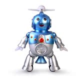益尔乐跳舞机器人玩具 旋转舞蹈机器人 灯光 旋转 走路儿童玩具B
