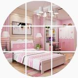 青少年家具儿童床 烤漆床 1.2米实木床1.5米卧室套房白色储物公主