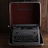 【西洋古董老旧货】vintage 美国皇家 灰色打字机  复古橱窗陈列