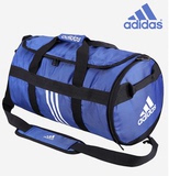 正品新款阿迪达斯单肩包运动旅行包斜挎包圆筒包男女健身包篮球包