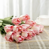 高仿真花卉装饰郁金香卧室餐桌摆设花卉 假花塑料花装饰花