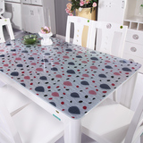 炫彩PVC防水水晶板软桌布软质玻璃餐桌茶几布透明桌垫磨砂胶垫
