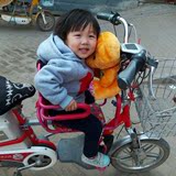 电动车儿童座椅前置自行电单车婴宝前后带防撞电瓶车儿童前置座椅