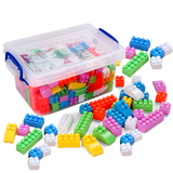 【天天特价】环保儿童积木玩具桶装塑料益智拼装积木1-2-3-6周岁