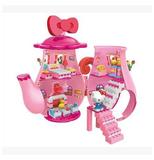 Hello Kitty草莓城堡积木 男孩女孩益智乐高拼装玩具
