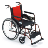 三贵MIKI手动轮椅车MCV-49JL 轻便折叠铝合金老年轮椅代步车kb