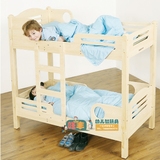 早教幼儿园学校上下儿童床幼儿床实木枫木儿童双层床单人午休床