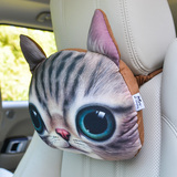 卡通正品3D仿真猫星人汽车头枕护颈枕午睡靠枕颈部 内含活性炭靠