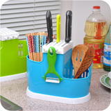 厨房用品置物架 家居实用小工具厨房收纳用具筷子沥水架储物盒