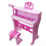 ae玩具钢琴儿童电子琴带麦克风可充电可弹奏34岁56岁女孩生日礼物