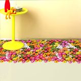 热卖墙贴纸贴画3D雏菊