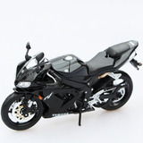 美驰图玛莎图1:12黑色合金摩托车模型雅马哈YZF-R1合金玩具模型