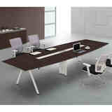 伟豪办公家具简爱系列3.6米会议桌 洽谈桌现代时尚板式钢架会议台
