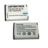 适用于尼康Coolpix P600,P610,P900,EN-EL23 数码相机电池