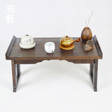 泡桐木木质工艺飘窗桌日式炕桌矮桌大小号宜家地台桌榻榻米茶几