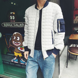 羽绒棉服男短款修身青年韩版2015冬装棒球服轻薄加厚男士外套潮
