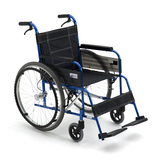 三贵MIKI轮椅车M-43K 航太铝轮椅折叠轻便便携式大轮 带手刹轮椅