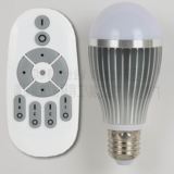 智能灯泡无线遥控LED无极调光变色温E27螺口可调节亮度暖光球泡