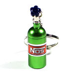 赛车改装NOS氮气加速瓶钥匙扣汽车钥匙链钥匙圈锁匙环汽车挂件