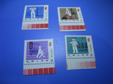 J65安全月纯红色标 邮票 原胶全品 集邮