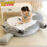 新款龙猫毛绒玩具懒人沙发靠垫懒人双人床垫卡通儿童睡袋生日礼物