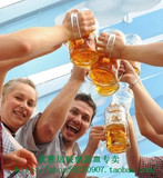 【天天包邮】大容量德国啤酒杯1升0.5超大玻璃扎啤杯酒吧1000毫升