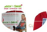 婴儿学做椅便携式婴儿餐椅带德国多功能宝宝安全座椅套背带学坐椅