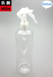 500ml透明圆肩配小老鼠塑料瓶 pet瓶 乳液瓶洗发水瓶 化妆分装瓶