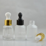 30ML礞砂透明花水瓶精油瓶配滴管 玻璃瓶 滴管瓶 分装瓶