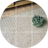 定制日式咖条纹简约素色圈绒大地垫地毯 布面底环保不掉毛 可机洗