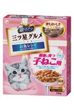 日本代购日本原产unicharm银勺三星级幼猫猫粮240克