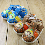 包邮小猪快跑儿童男女童包头凉鞋宝宝婴儿鞋学步鞋夏机能鞋G5257