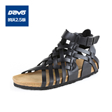 Devo的沃软木鞋男式男款潮流凉鞋夏季勃肯鞋大码个性罗马款S37902