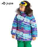 儿童JUPA滑雪服户外登山服女童加厚保暖棉衣防风防水防寒冲锋衣