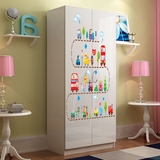 定制 简易儿童整体衣柜特价简约现代宜家卧室组装柜子成人板式大