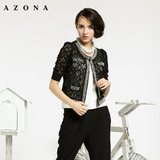 AZONA/阿桑娜AZONA小香风蕾丝钉珠设计修身款外套女 A1N1A0801JK